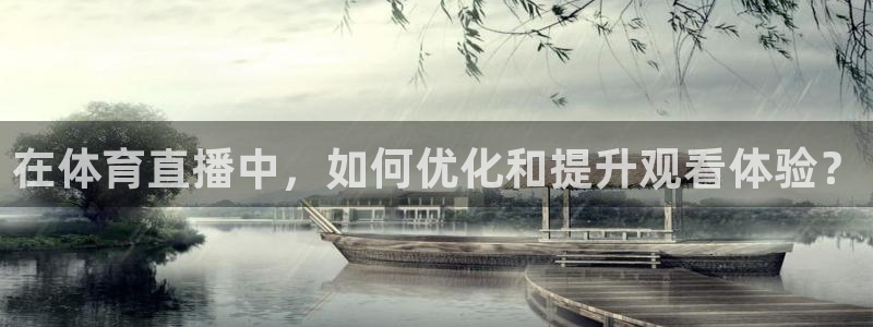 蜘蛛体育nba直播：在体育直播中，如何优化和提升观看体验？